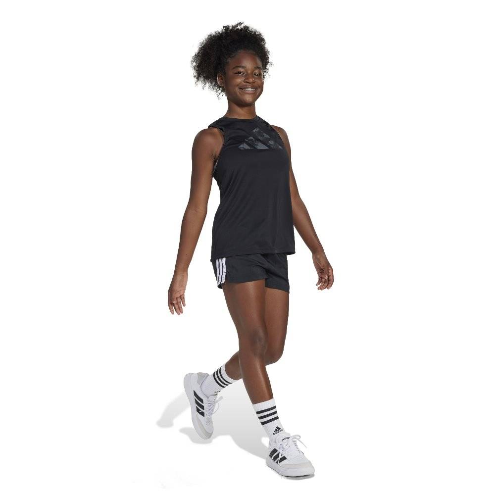 ADIDAS GIRLS TRAIN ESSENTIALS 3-STRIPES SHORTS