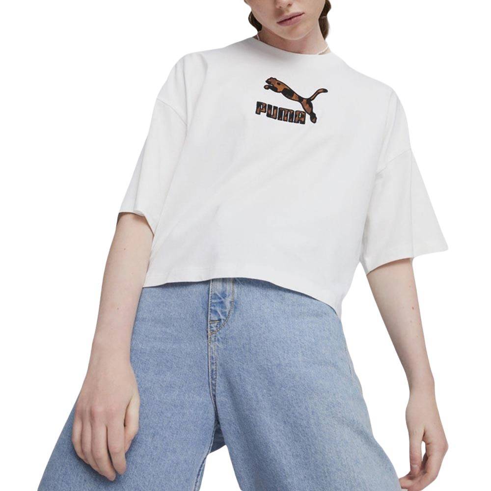 PUMA CLASSICS KITTEN LOGO INFILL TEE