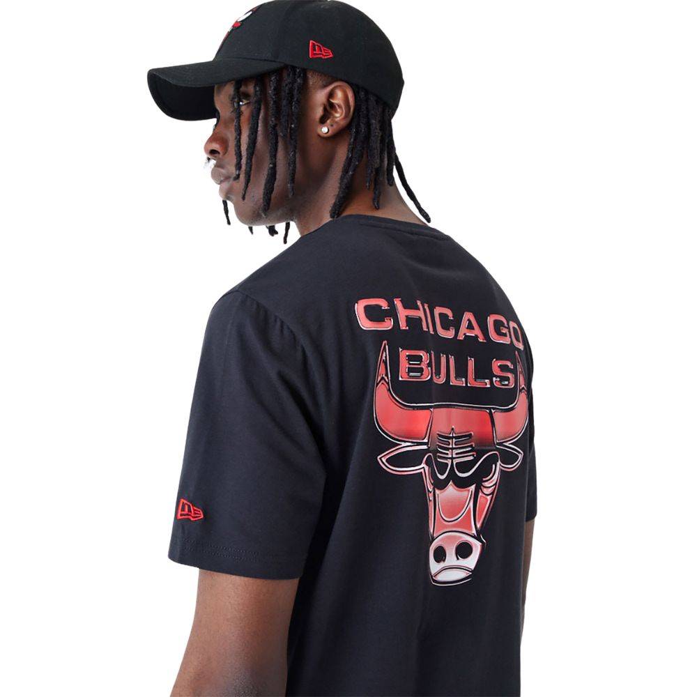 NEW ERA CHICAGO BULLS NBA HOLOGRAPHIC T-SHIRT