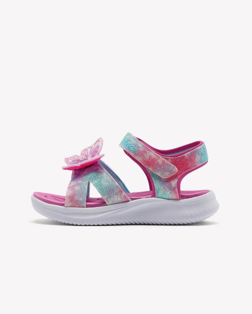 SKECHERS JUMPSTERS SANDAL: BUTTERFLY BRITES GIRLS SHOES