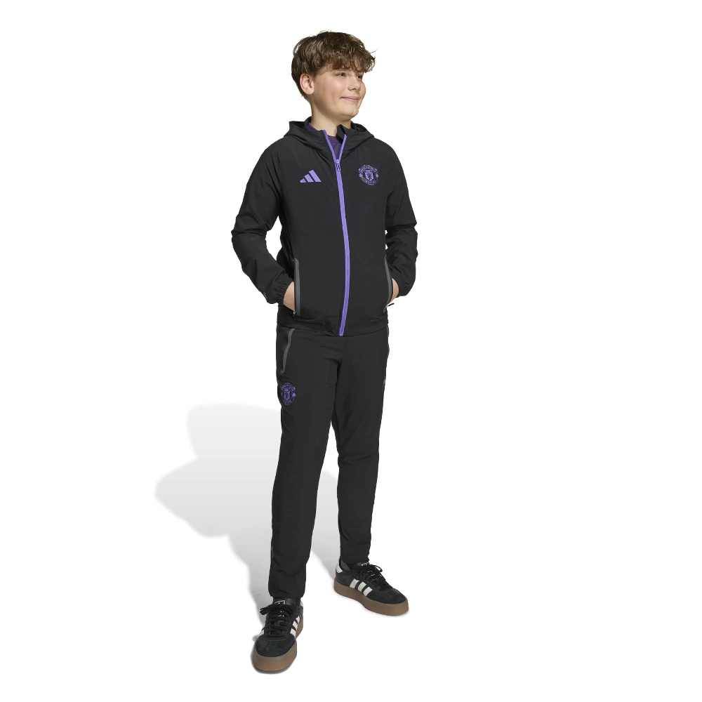 ADIDAS YOUTH MANCHESTER UNITED TIRO25 COMPETITION VIS TECH TRAVEL JACKET