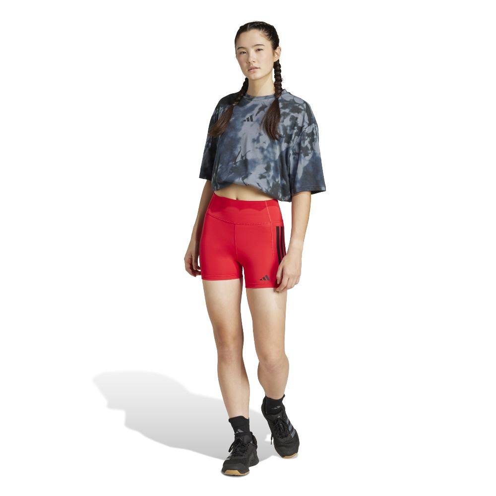 ADIDAS OPTIME 3 STRIPES 1/4 SHORT LEGGINGS