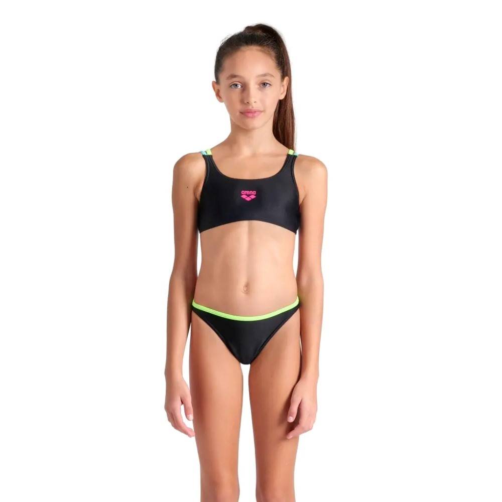 ARENA GIRL'S TWO PIECES SWIMSUIT SOLID