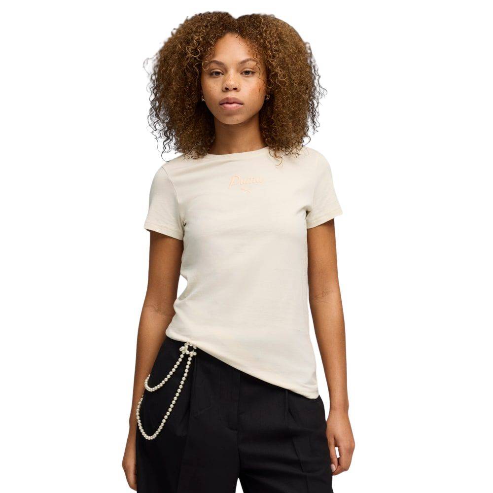 PUMA ESS SCRIPT TEE