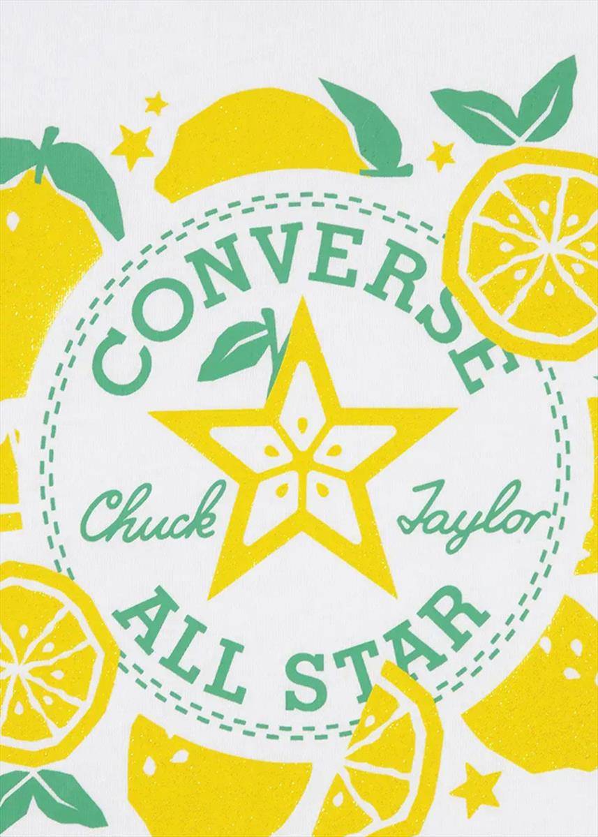 CONVERSE GIRLS SPRING CITRUS LEMON TEE