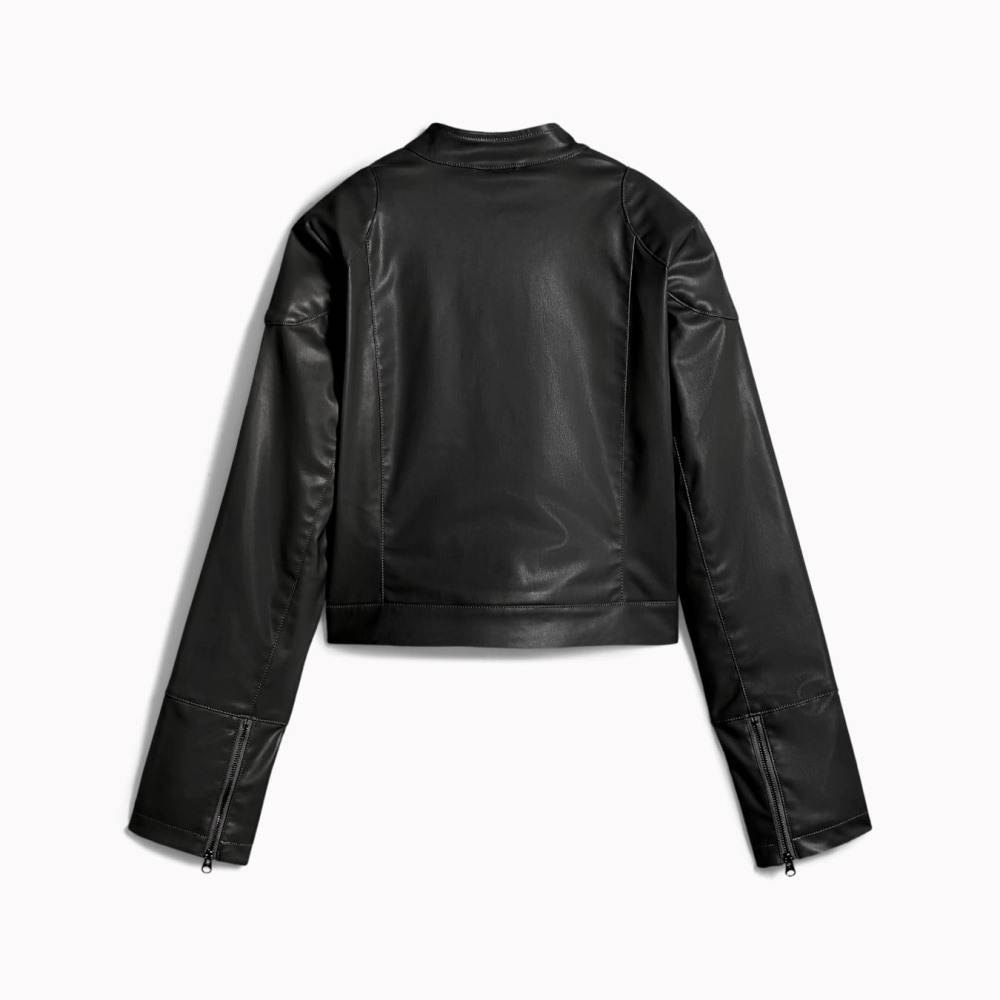 PUMA FUTURE.PUMA.ARCHIVE PLEATHER RACER JACKET
