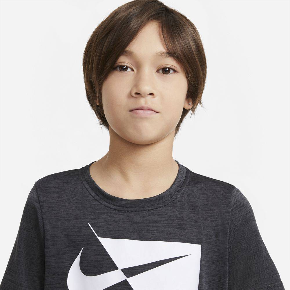 NIKE KIDS DRI-FIT HYBRID SS TOP