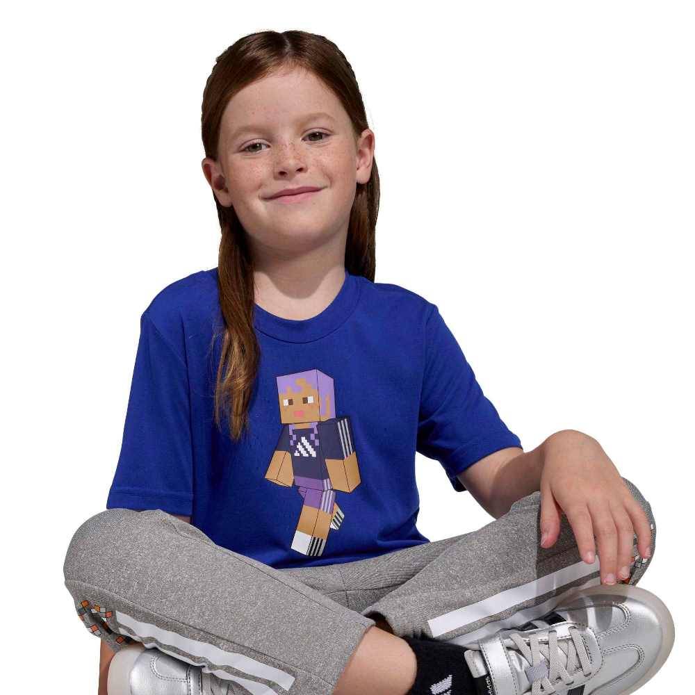 ADIDAS LITTLE KIDS MINECRAFT TRAINING T-SHIRT
