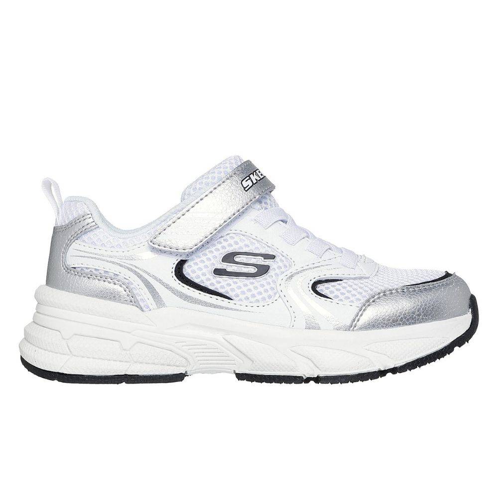 SKECHERS RETRO-GRAPH PU/MESH KIDS SHOES