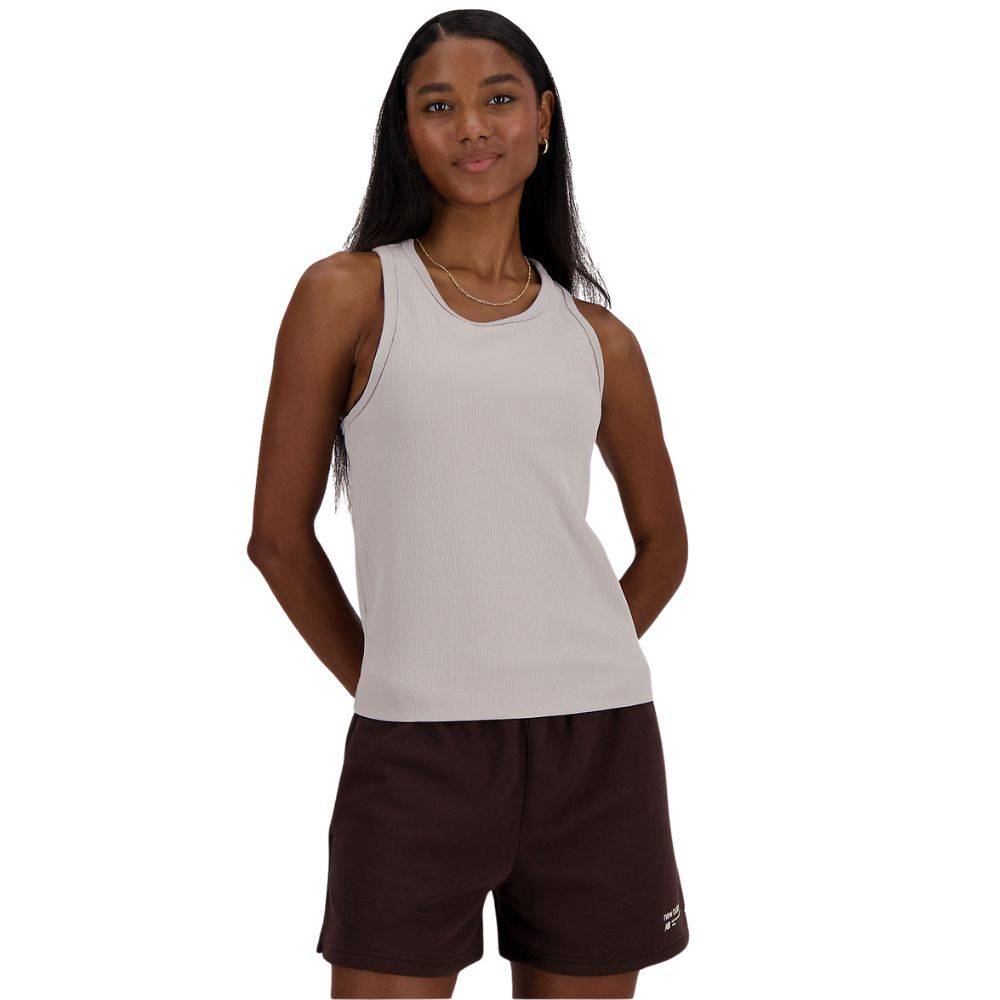 NEW BALANCE LINEAR HERITAGE RIB RACER TANK