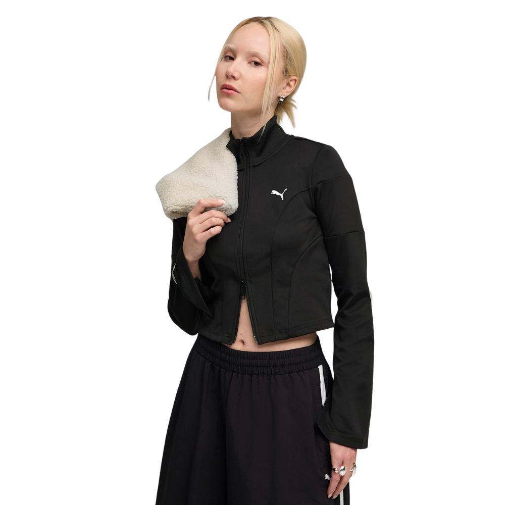 PUMA DARE TO SLIM CROPPED TRACK JACKET