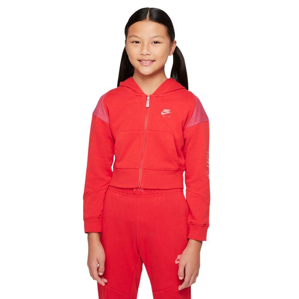 NIKE NSW GIRLS FRENCH-TERRY FULL ZIP HOODIE