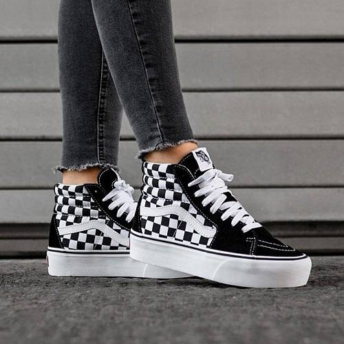 VANS SK8-HI PLATFORM 2.0 CHECKERBOARD