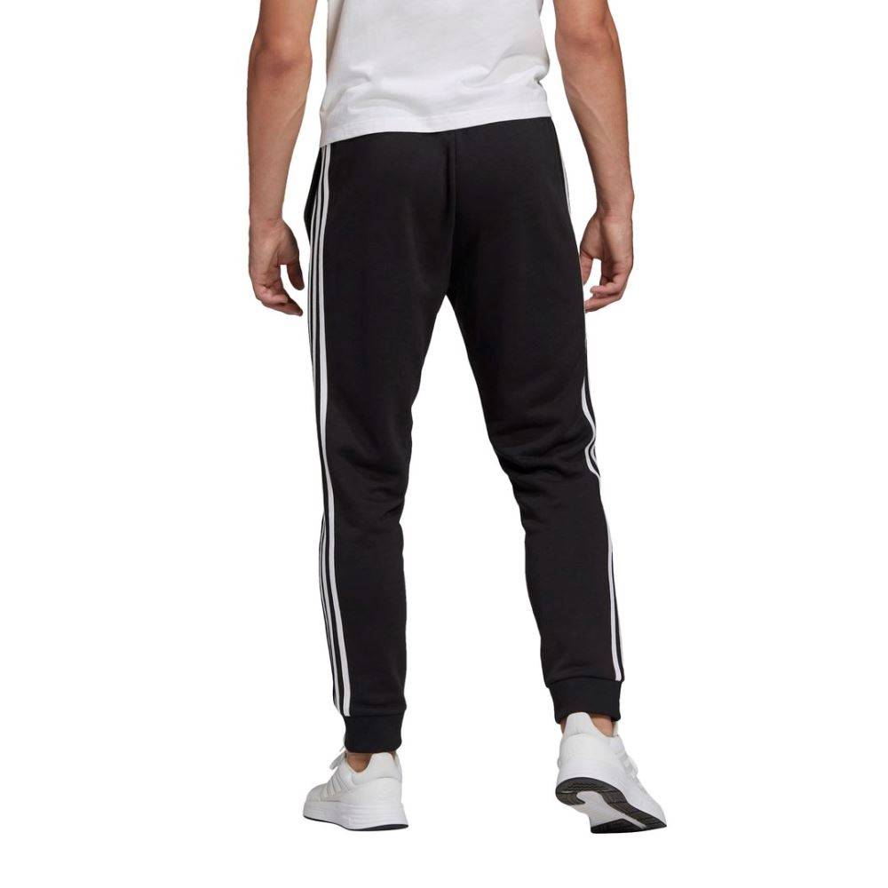 ADIDAS ESSENTIALS FRENCH TERRY TAPERED CUFF 3-STRIPES MENS JOGGERS