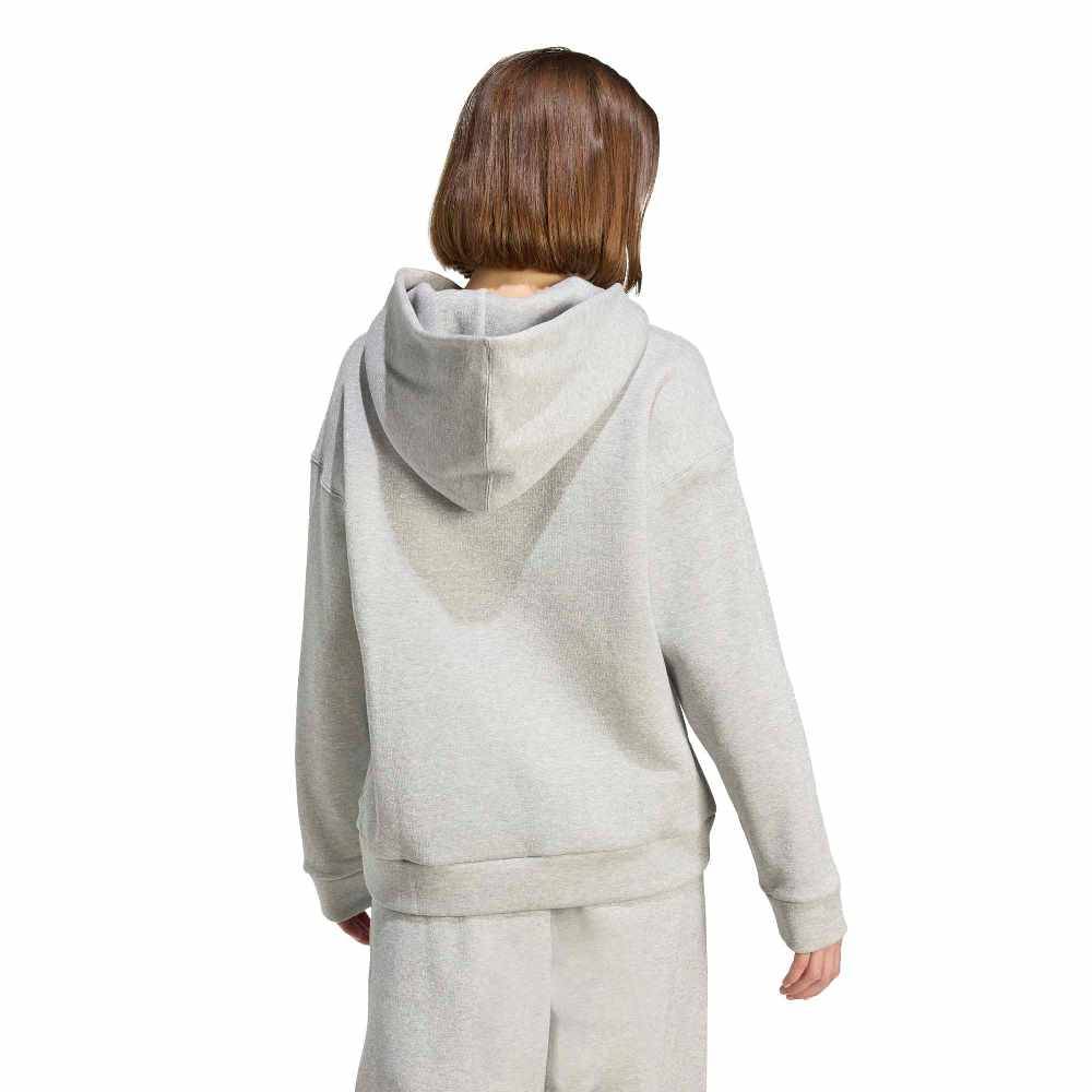 ADIDAS ALL SZN HOLIDAY GLITTER FLEECE LOOSE HOODIE