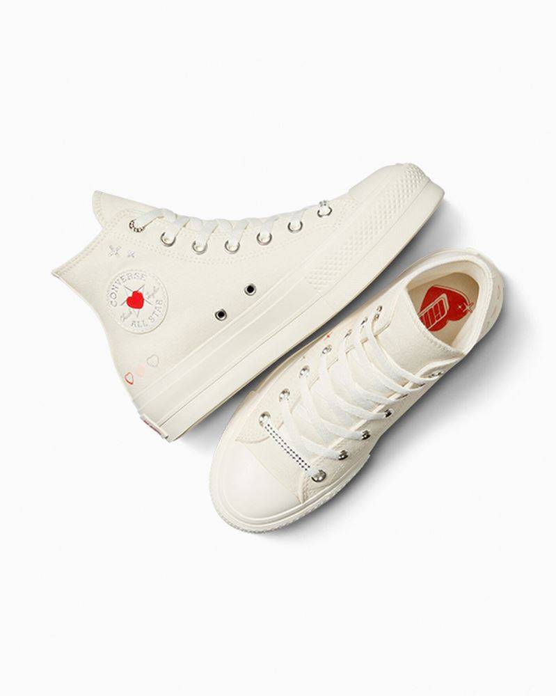 CONVERSE ALL STAR LIFT PLATFORM Y2K HEART