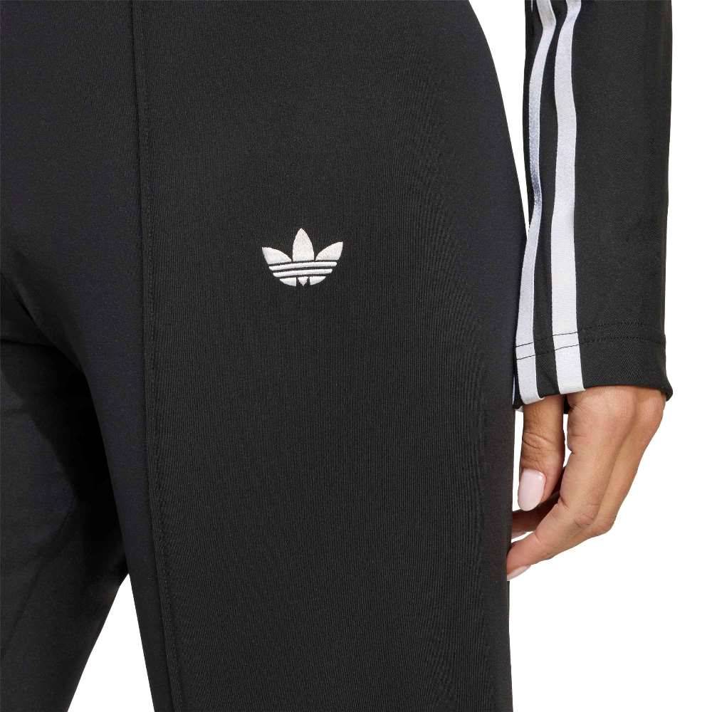 ADIDAS ORIGINALS RIBBON OFF PLACED 3 STRIPES FLARED PANTS
