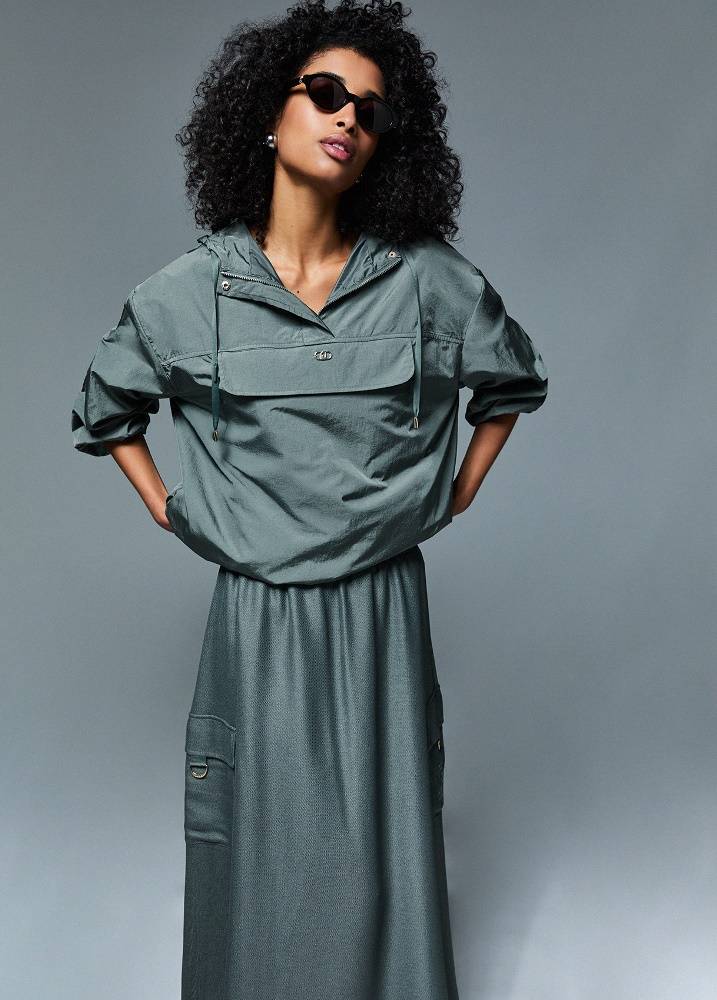 LIU JO LONG MESH SKIRT