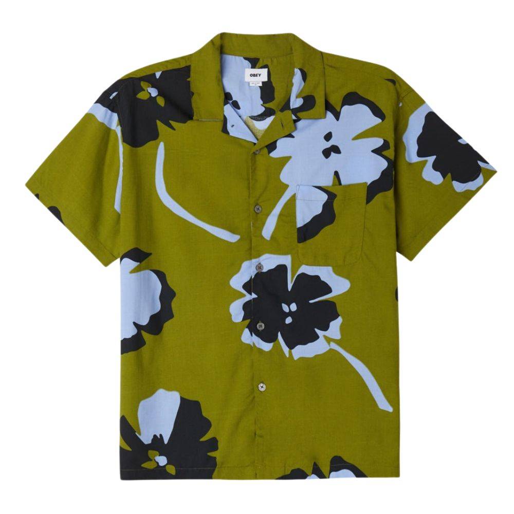 OBEY PAPER CUTS WOVEN S/S