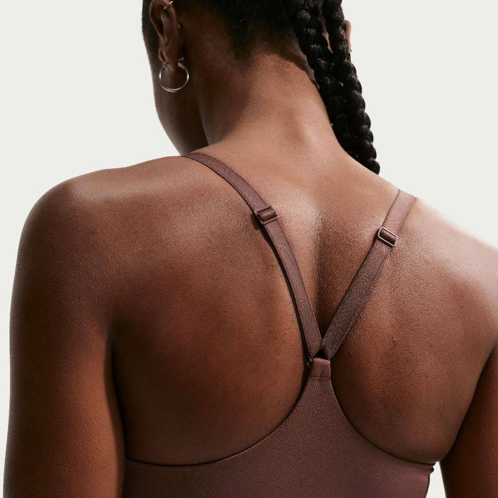 NIKE DRI-FIT INDY PADDED GLOSSY SPORT BRA