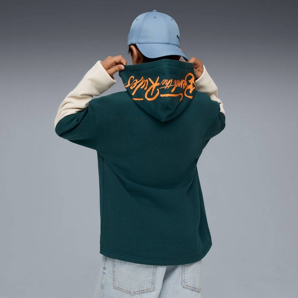 PUMA MID90S LAYERED HOODIE FLEECE B
