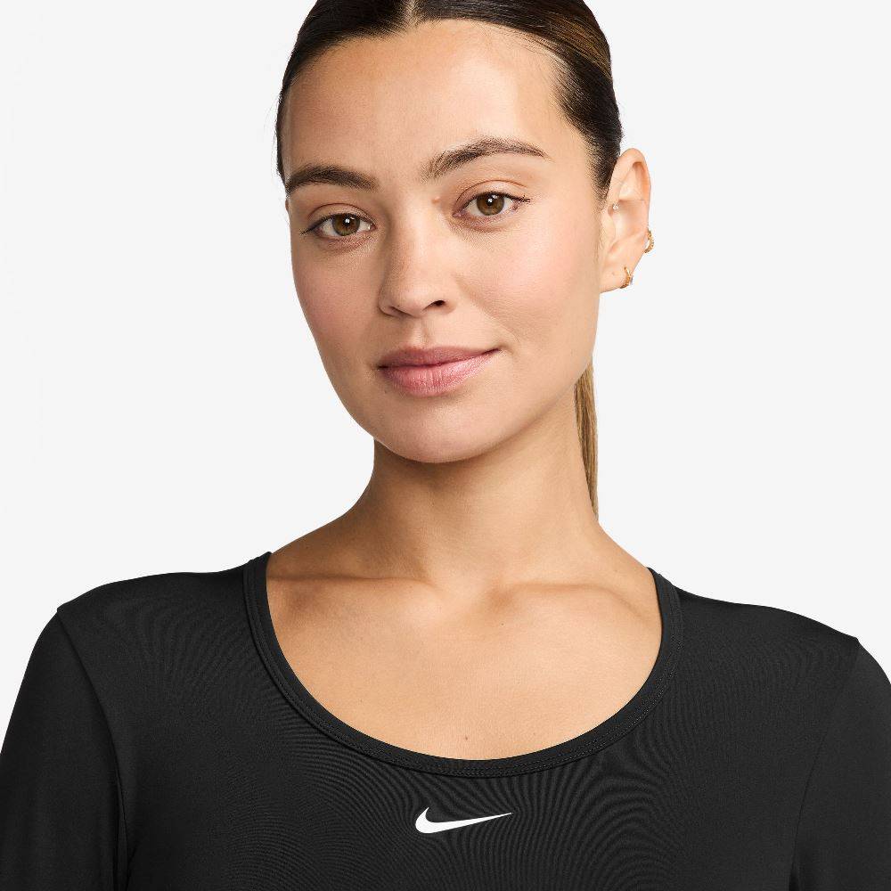 NIKE PRO DRI-FIT WOMENS LS CROPPED TOP
