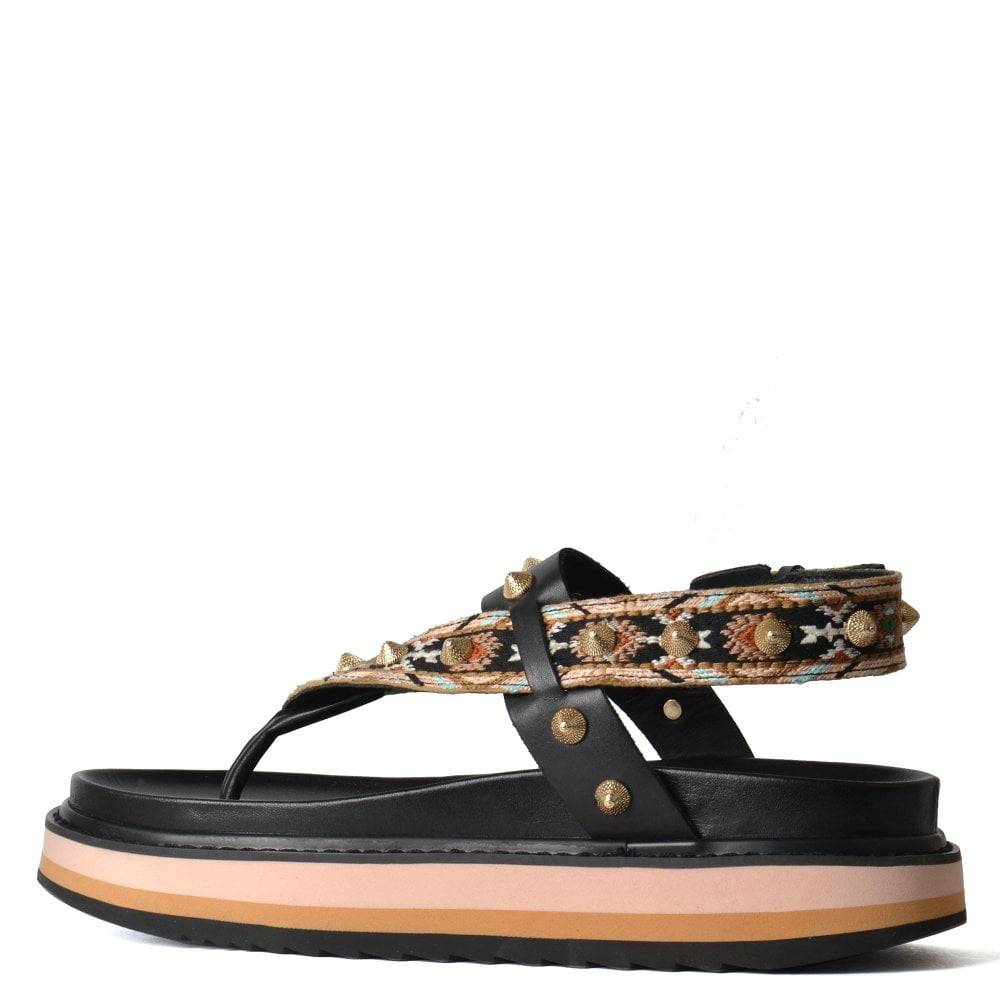 ASH UNO SLING BACK AZTEC SANDAL