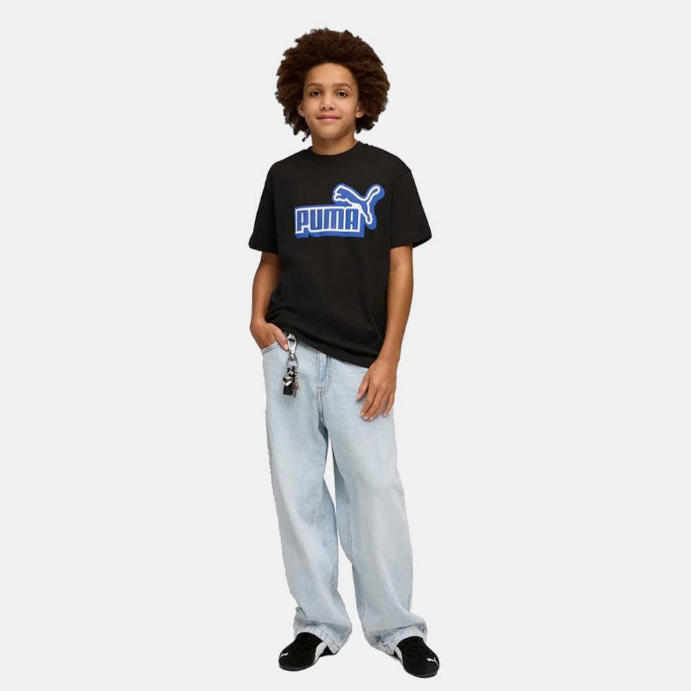 PUMA ESS LOGO LAB RELAXED FRONT GRAPHIC TEE B