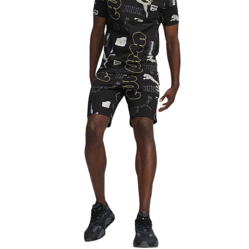 PUMA CLASSICS BRAND LOVE AOP SHORTS 8