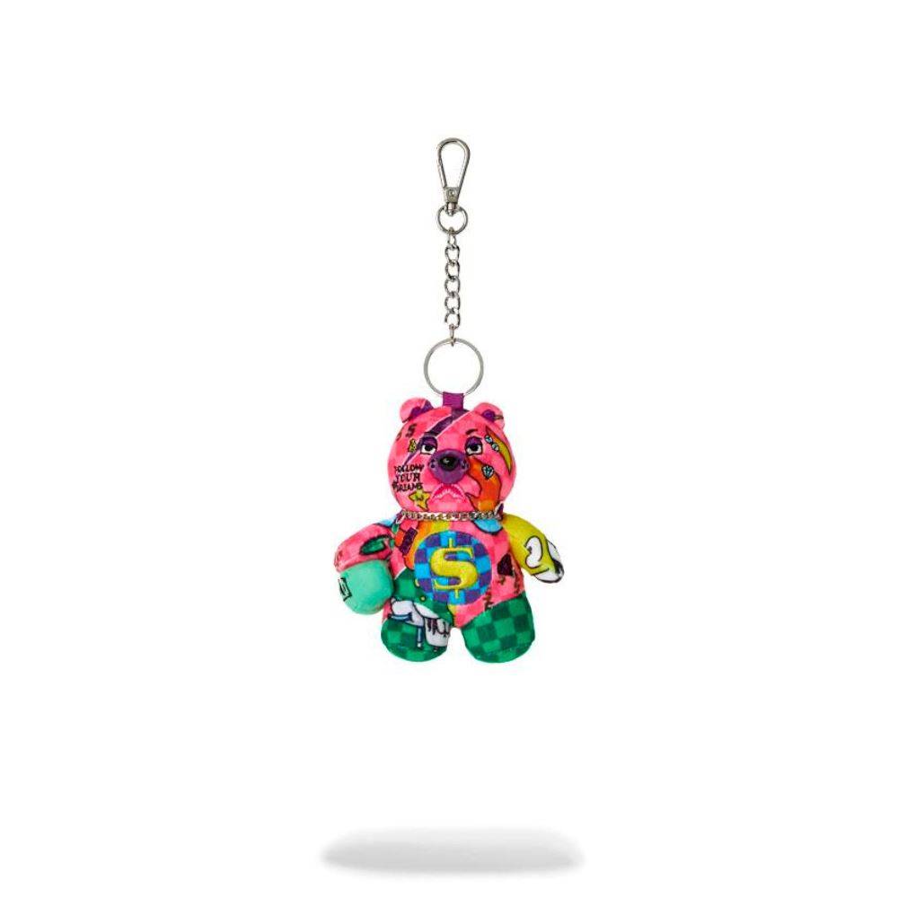 SPRAYGROUND WILD WTF BEAR KEYCHAIN