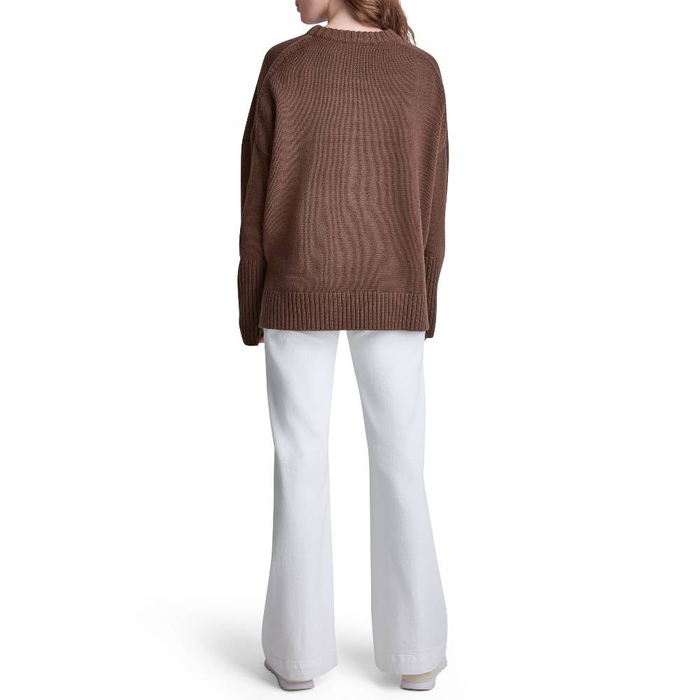 DKNY NEW YORK KNITTED CREW TOP