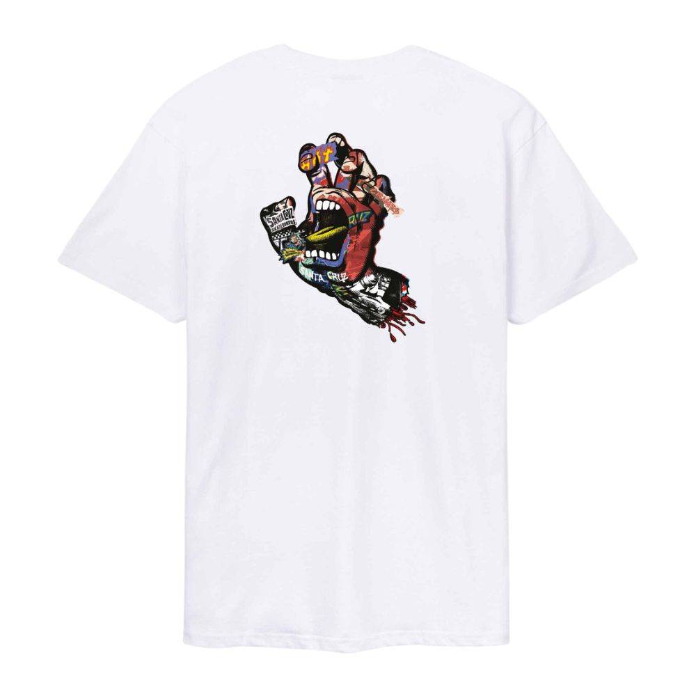 SANTA CRUZ COLLAGE HAND T-SHIRT