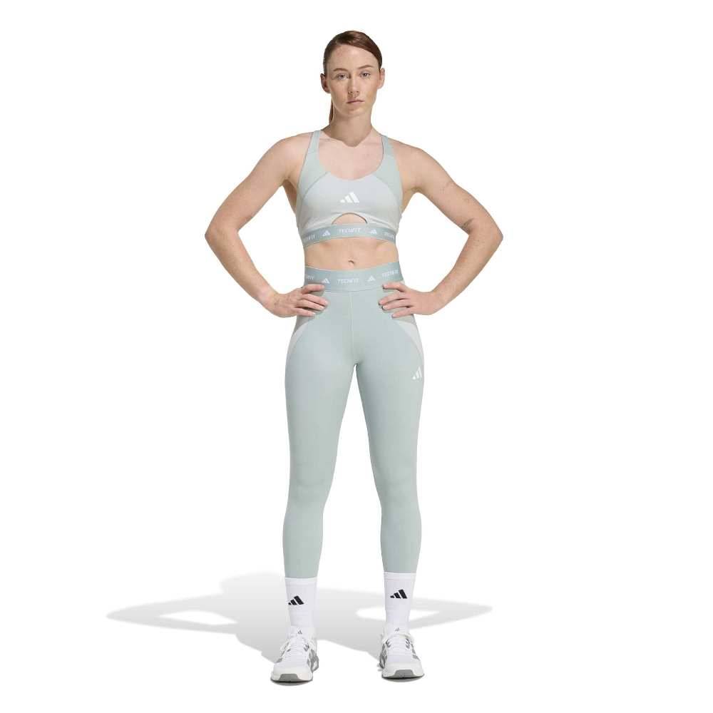 ADIDAS TECHFIT WORKOUT COLOR BLOCK MEDIUM SUPPORT BRA