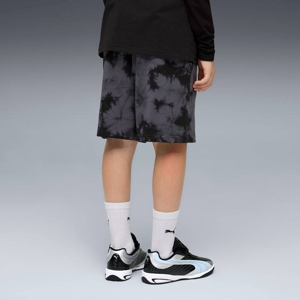 PUMA ESS ELEVATED RELAXED TIE-DYE SHORTS TR