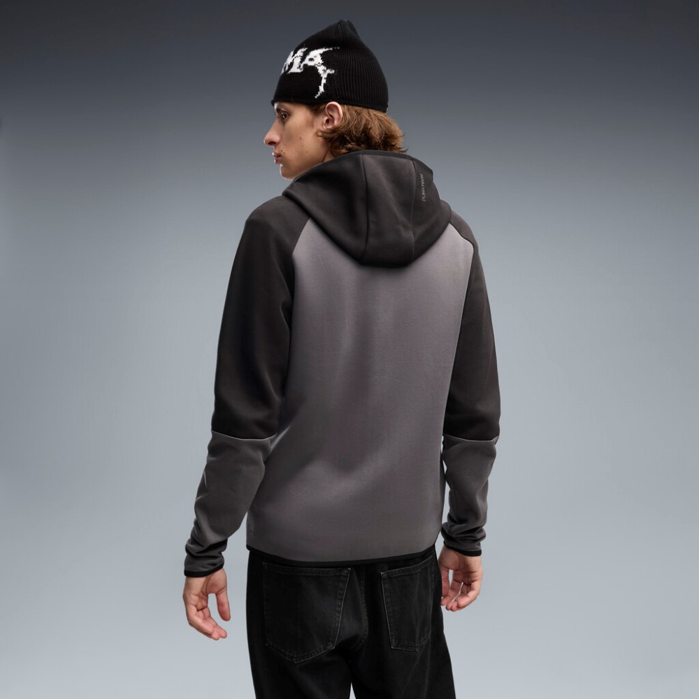 PUMA PUMATECH SLIM ELEVATED FULL-ZIP HOODIE DK