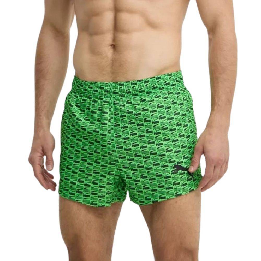 PUMA 938353 SWIM MEN LOGO PRINT SHORT SHORTS 1P