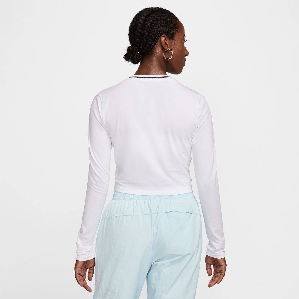 NIKE NSW WOMENS LONG-SLEEVE SLIM CROPPED TEE