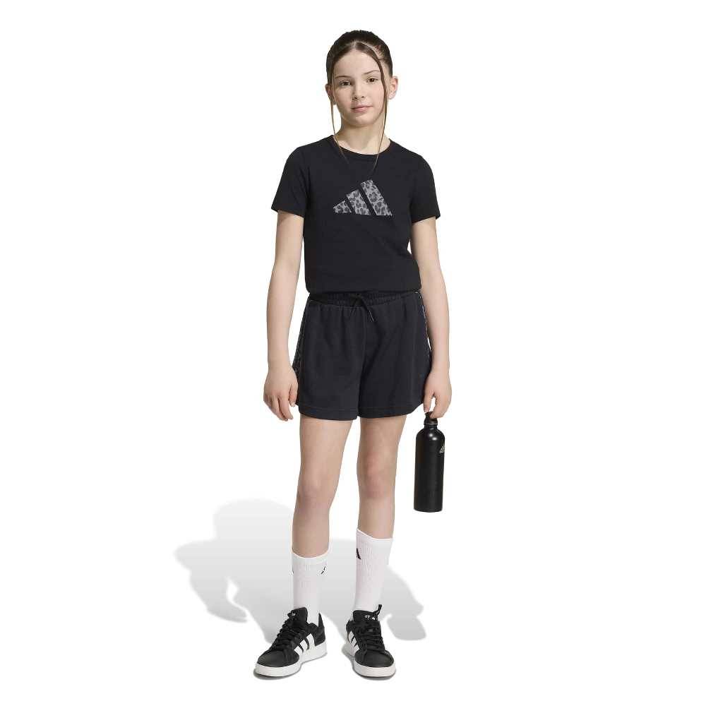 ADIDAS GIRLS ANIMAL PRINT GRAPHIC T-SHIRT