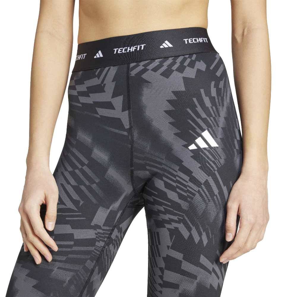 ADIDAS TECHFIT PRINTED 7/8 LEGGINGS