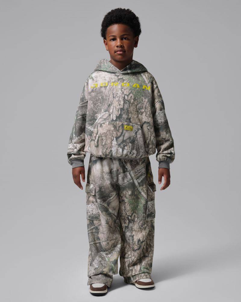 NIKE JORDAN BOYS MJ BROOKLYN REALTREE SSNL FLEECE PO