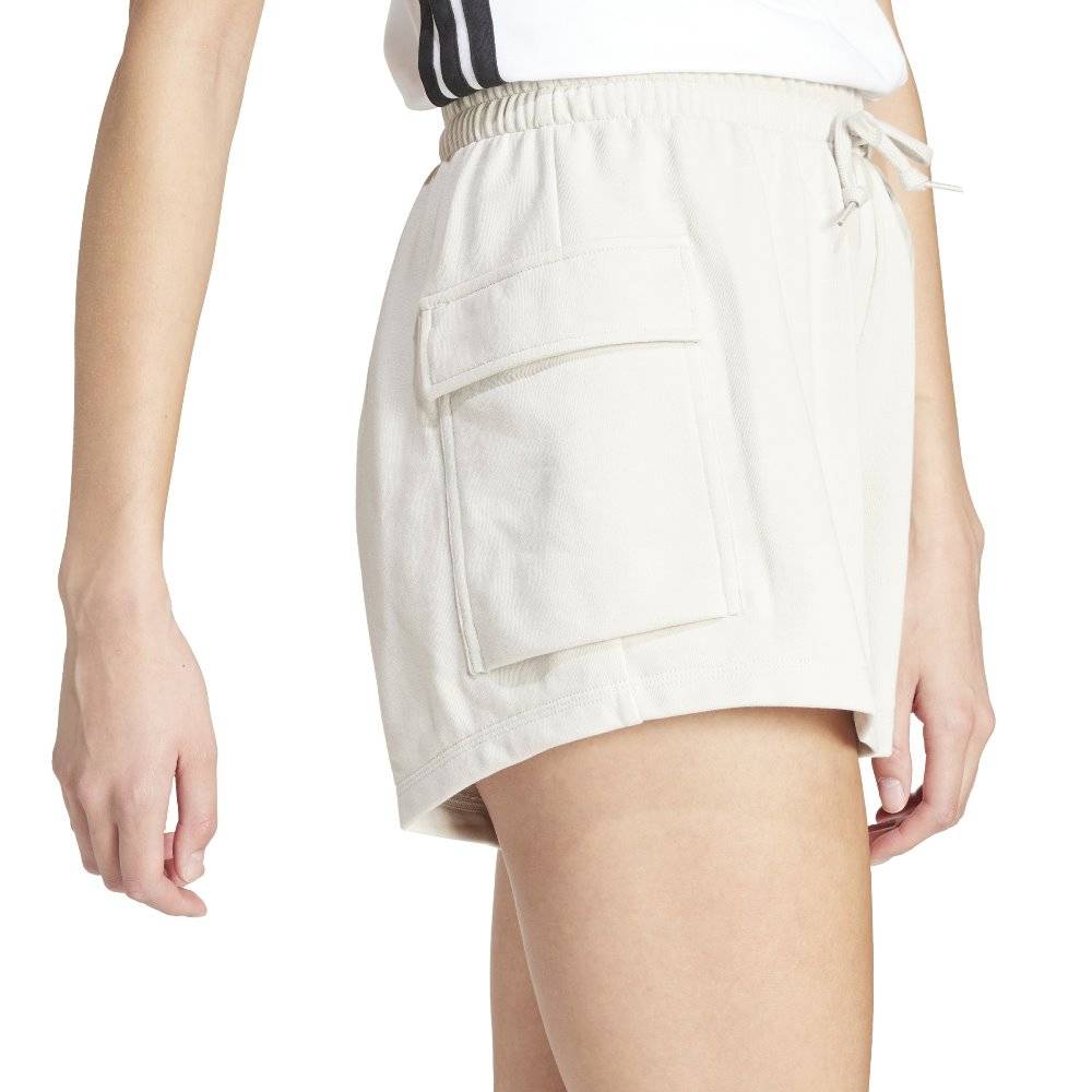 ADIDAS ESSENTIALS SMALL LOGO FRENCH TERRY CARGO SHORTS