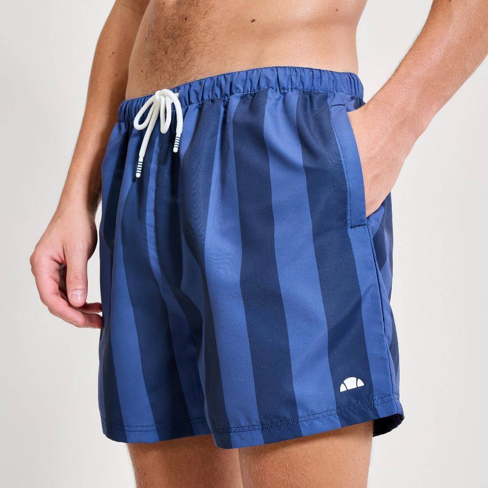 ELLESSE MENS RESORT STRIPES STAZIONA SWIM SHORT