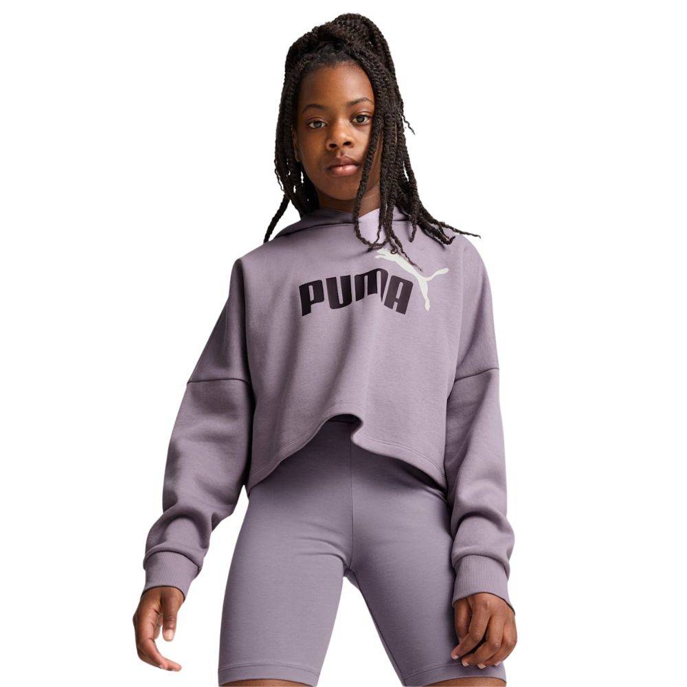 PUMA ESS LOGO CROPPED HOODIE G