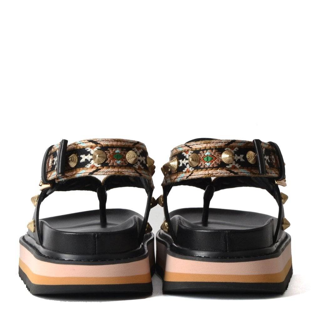 ASH UNO SLING BACK AZTEC SANDAL