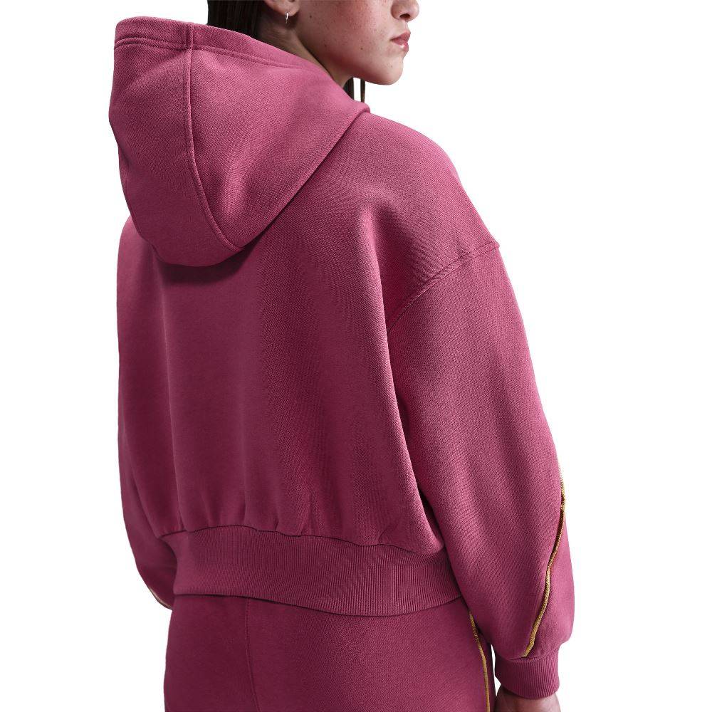 NIKE NSW GIRLS CLUB BOXY HOODIE SHINE