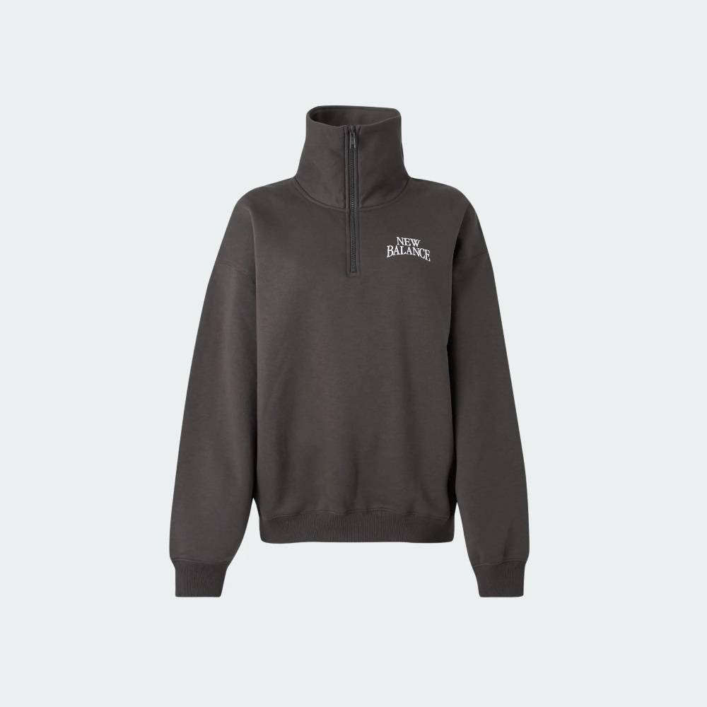 NEW BALANCE TRACKSIDE FRENCH TERRY HALF ZIP