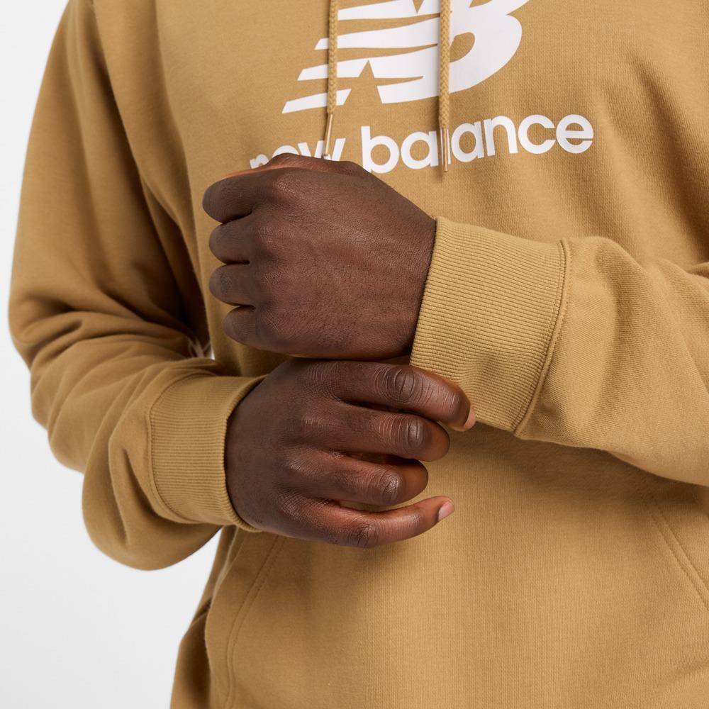 NEW BALANCE STACKED LOGO FRENCH TERRY HOODIE