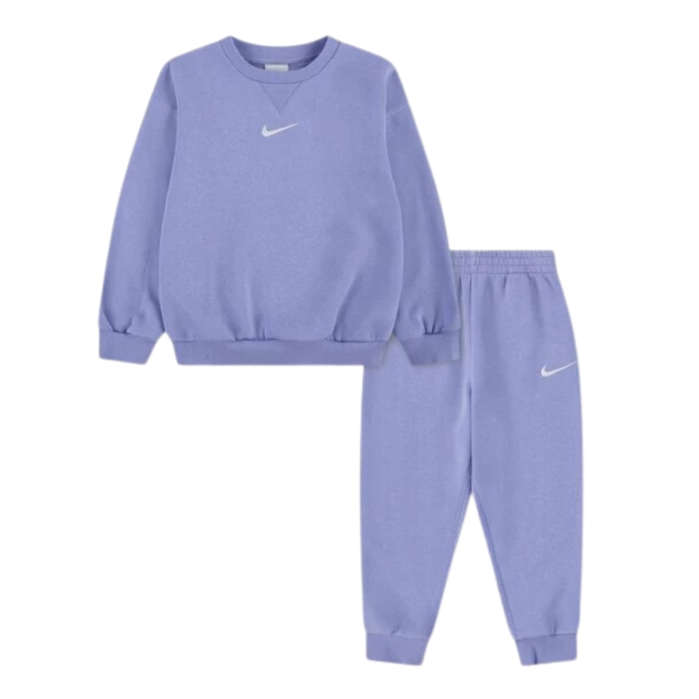 NIKE LITTLE KIDS ESSENTIAL FLEECE CREW SET