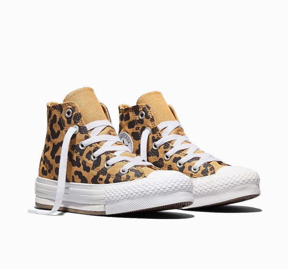 CONVERSE CHUCK TAYLOR ALL STAR EVA LIFT LEOPARD PLATFORM