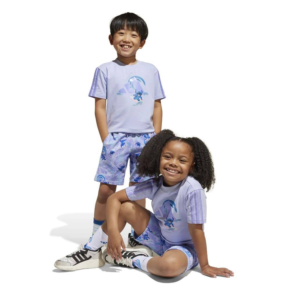 ADIDAS LITTLE KIDS DISNEY LILO & STITCH T-SHIRT SET